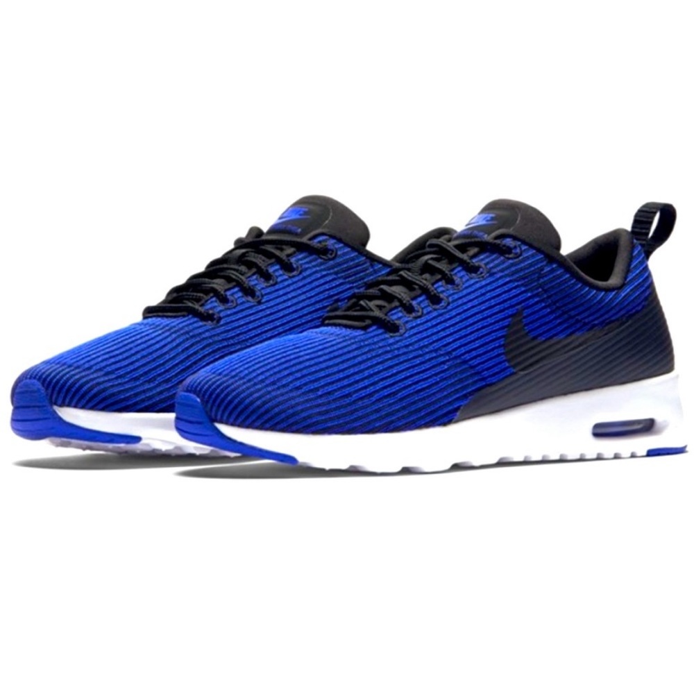 Nike Air Max Thea Jacquard Sneakers Shoes Blue Black 6 NWOT
